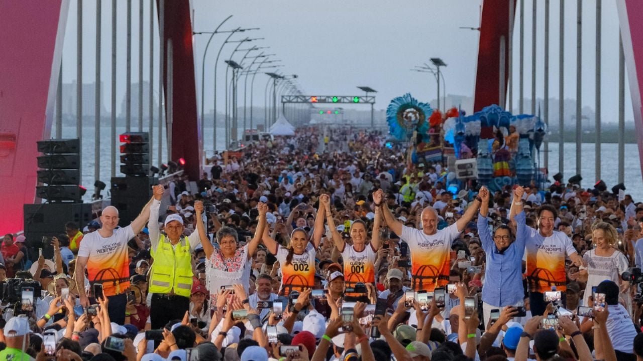 Claudia Sheinbaum Inaugura el Puente Nichupté en Cancún con Gran Éxito