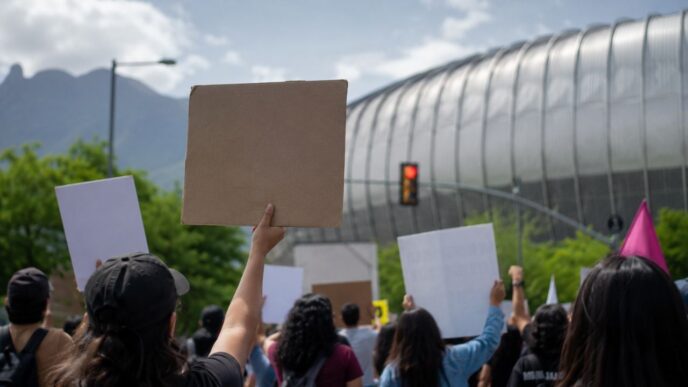 Derechos Humanos exhorta a proteger el derecho a protestar en el Mundial