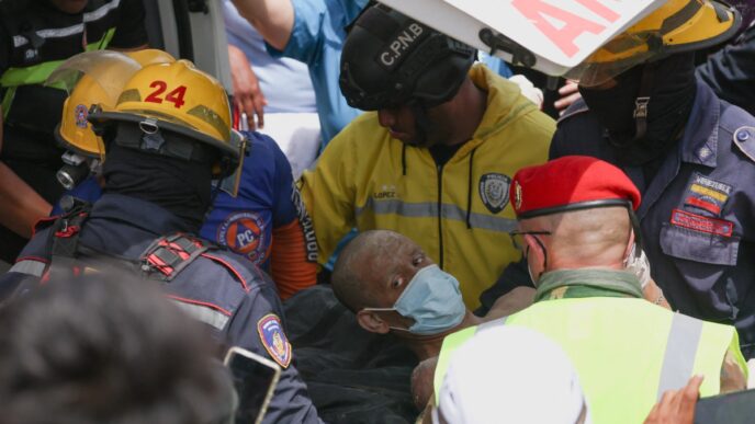 Rescatan a 33 personas tras los terremotos devastadores en Venezuela