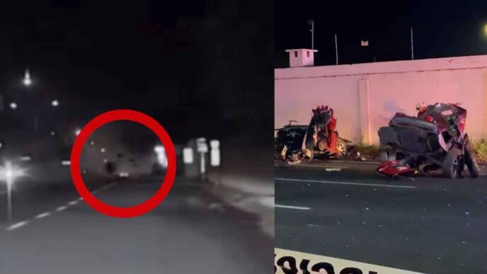 Tragedia en la carretera: cuatro jóvenes pierden la vida en accidente en Santiago