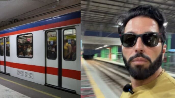 Poncho de Nigris sorprende en el Metro de Monterrey