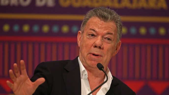 Juan Manuel Santos enfatiza la importancia del acuerdo de paz en Colombia