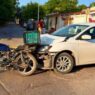 Conductor irresponsable causa accidente en motocicleta en El Mante, Tamaulipas